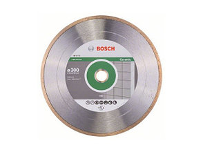 Алмазный круг 300х25.4/30 мм по керамике сплошн. STANDARD FOR CERAMIC BOSCH (сухая/мокрая резка)
