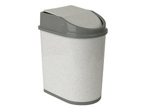 Контейнер для мусора 5л (мраморный) (IDEA)