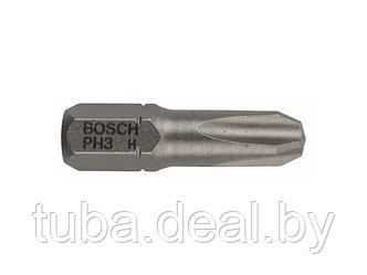 Насадка (бита) крестообразная PH3 25 мм BOSCH Extra Hart ( посадочн. шестигранник 1/4 ")