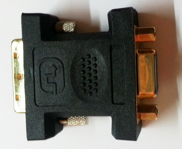 Переходник DVI-D штекер-VGA ( 15pin ) гнездо ( пластик-никель-золото ) - фото 5 - id-p68511691