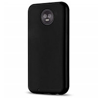 Силиконовый чехол TPU Matte Case 1mm черный для Motorola Moto G6 Plus