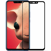 Противоударное защитное стекло Full Screen Cover 0.3mm черное для Huawei P Smart Plus\ Nova 3i