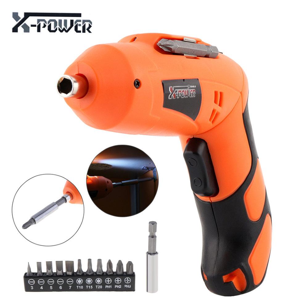 X power outlet cordless screwdriver