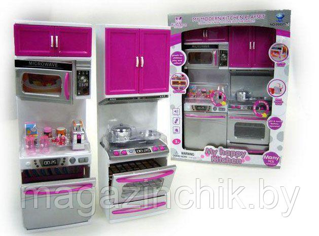 Набор кухни 66037-5 для куклы, свет, звук, 36 деталей