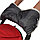 BAMBOLA Муфты-варежки для коляски шерстяной мех+плащевка, непромокаемые, 153B, бежевый, фото 2