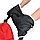 BAMBOLA Муфты-варежки для коляски шерстяной мех+плащевка, непромокаемые, 153B, бордовые, фото 3