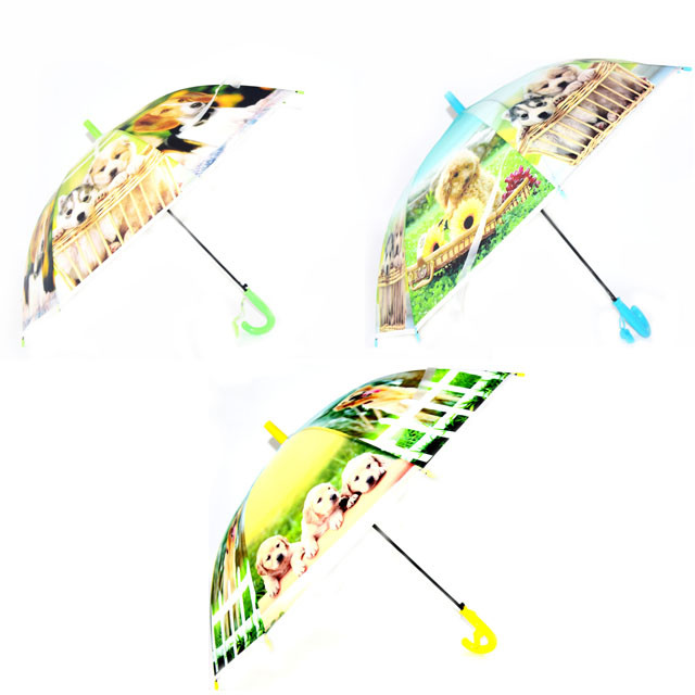 Зонтик детский со щенками 567-4 цвета ассорти