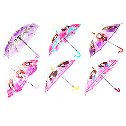 Зонтик-трость со свистком для девочки 567-2