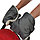 BAMBOLA Муфты-варежки раздельные для коляски шерстяной мех+плащевка, непромокаемые, 155B, бордовый, фото 2