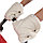 BAMBOLA Муфты-варежки раздельные для коляски шерстяной мех+плащевка, непромокаемые, 155B, бордовый, фото 5