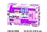 Детская кухня для куклы 66040, 39 предметов, свет, звук