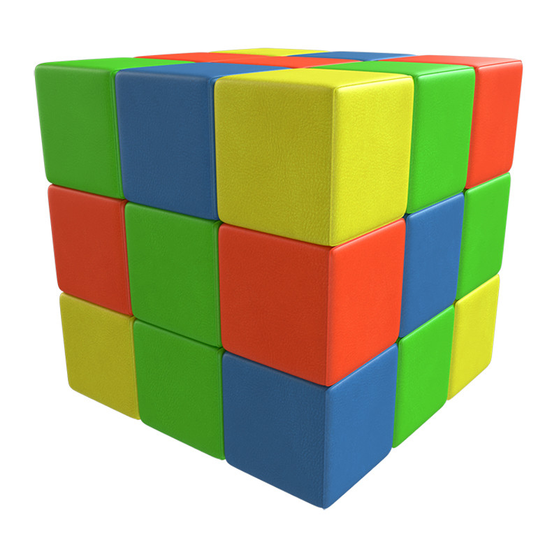Мягкий конструктор Кубик-рубик - фото 1 - id-p52016926