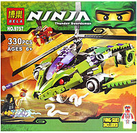 Конструктор аналог LEGO Ninjago 9443 "Змеиный Вертолет" 330 деталей, Bela 9757