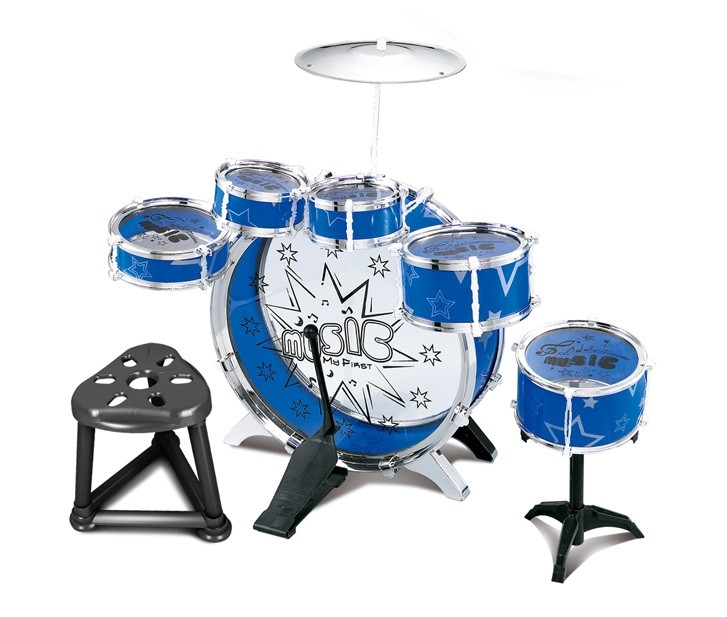 Детская барабанная установка Jazz Drum арт. 518-101В (синяя)