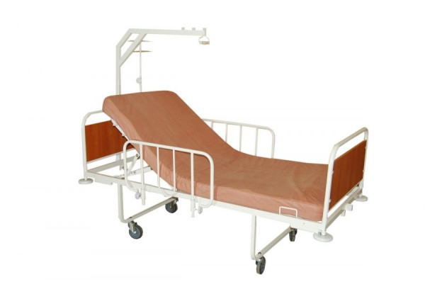 Кровать медицинская 2-секционная «Здоровье-2» с матрацем