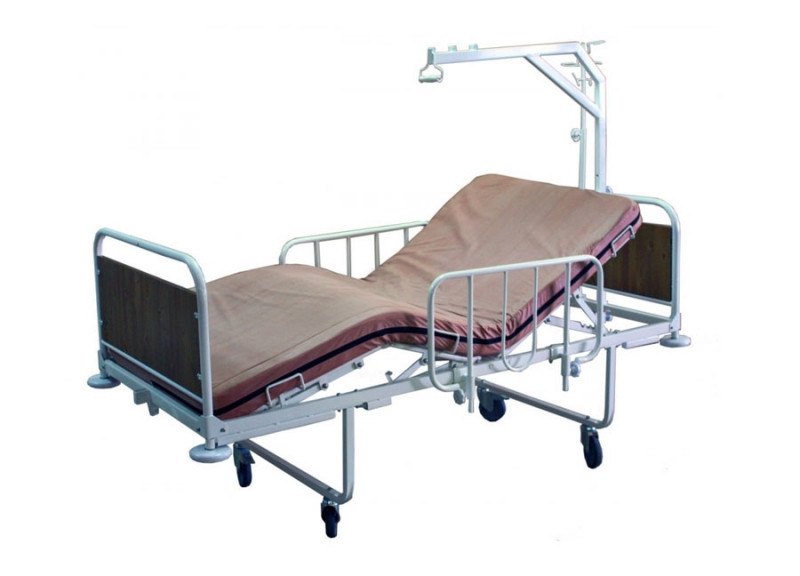 Кровать медицинская 3-секционная «Здоровье-3» с336 с матрацем - фото 1 - id-p85709720