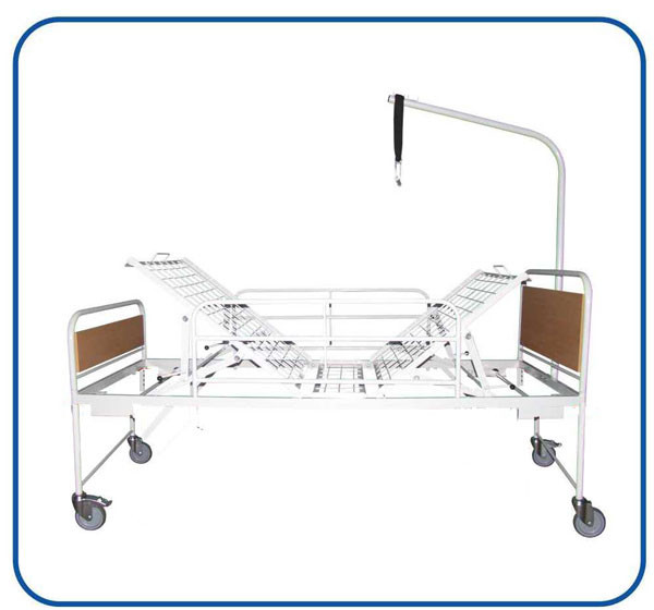 Кровать медицинская для лежачих больных с двумя подъемными секциями КРМК-3 - фото 1 - id-p85709729