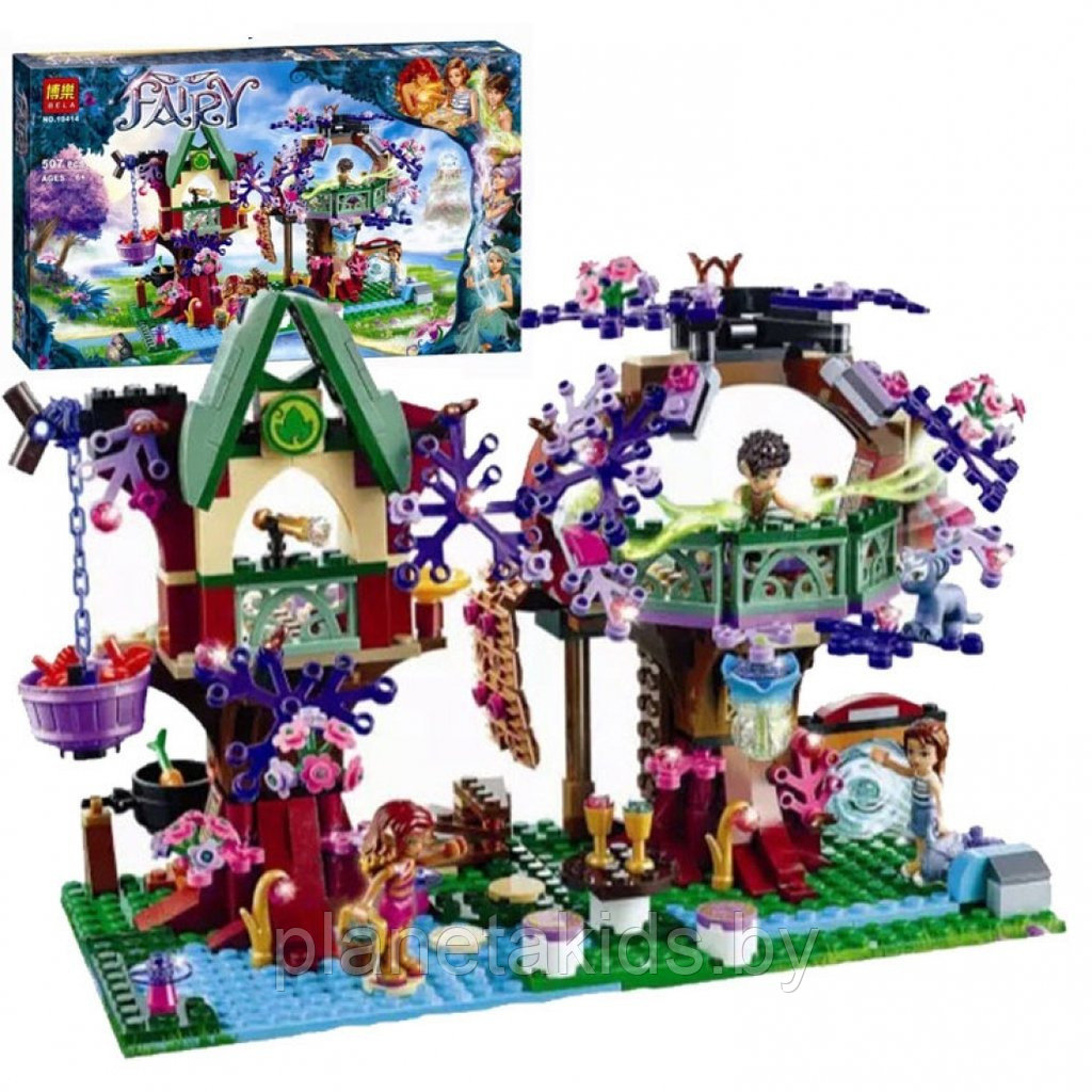 Конструктор Bela Fairy (Фейри) 10414 аналог Lego Elves "Убежище Эльфов", 507 деталей - фото 2 - id-p85710558