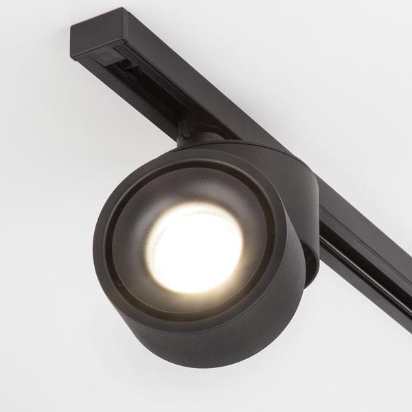 Трековый светодиодный светильник для однофазного шинопровода Klips Черный 15W 4200K (LTB21) - фото 4 - id-p83576826