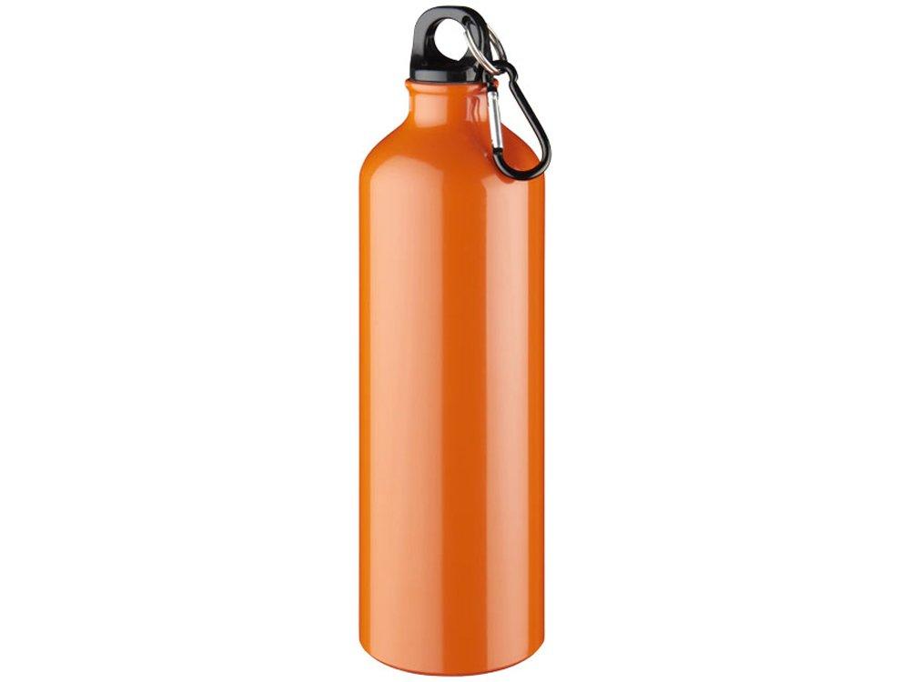 Алюминиевая бутылка для воды Oregon объемом 770 мл с карабином - Оранжевый - фото 1 - id-p85830188