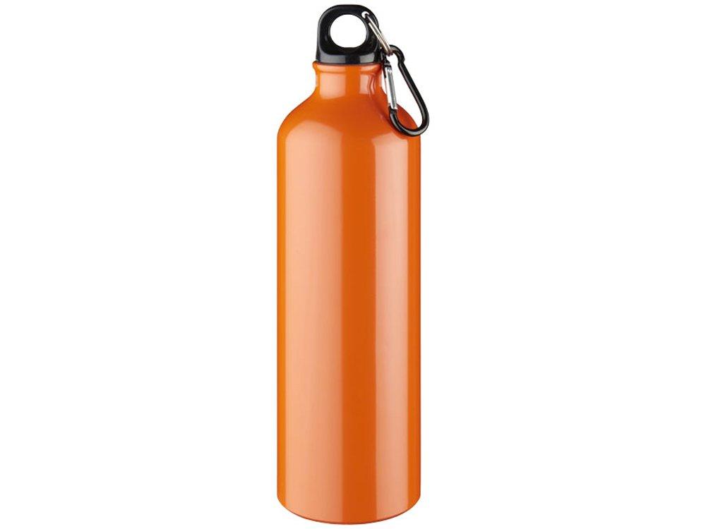 Алюминиевая бутылка для воды Oregon объемом 770 мл с карабином - Оранжевый - фото 2 - id-p85830188