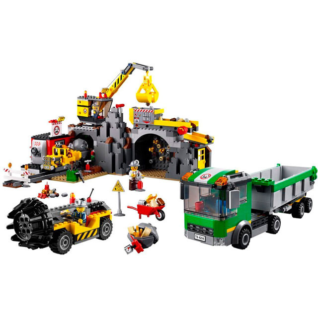 Конструктор Lepin Cities 02071 Шахта (аналог Lego City 4204) 838 деталей - фото 2 - id-p85836731