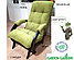 Кресло-качалка глайдер модель 68 каркас Венге ткань Verona Apple Green, фото 3
