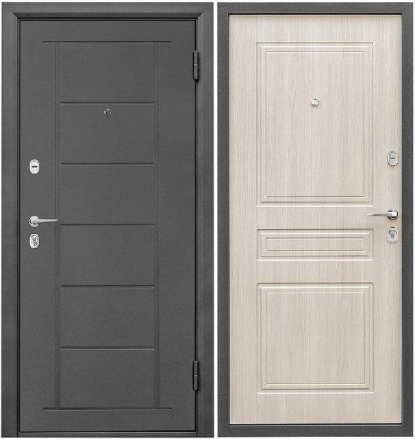 Входная металлическая дверь Промет Практик беленый дуб - фото 1 - id-p52249563