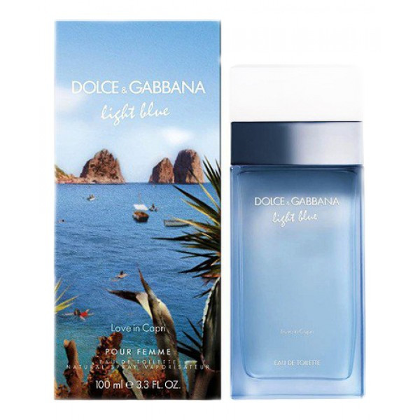 Акция 1+1=3 Женская туалетная вода Dolce & Gabana Light Blue Love In Capri 100ml