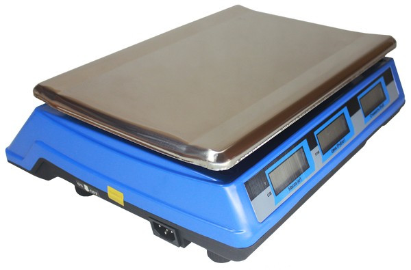 Весы торговые настольные 40 кг NECS 40-1 (синие) - фото 7 - id-p85872921