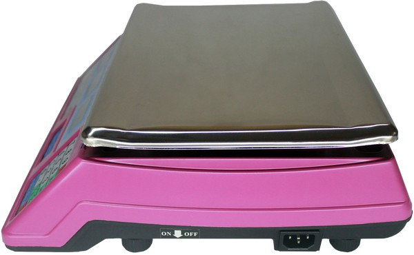 Весы торговые настольные 40 кг NECS 40-1 (розовые) (340 х 230) - фото 8 - id-p85872935