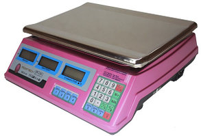 Весы торговые настольные 40 кг NECS 40-1 (розовые) (340 х 230)