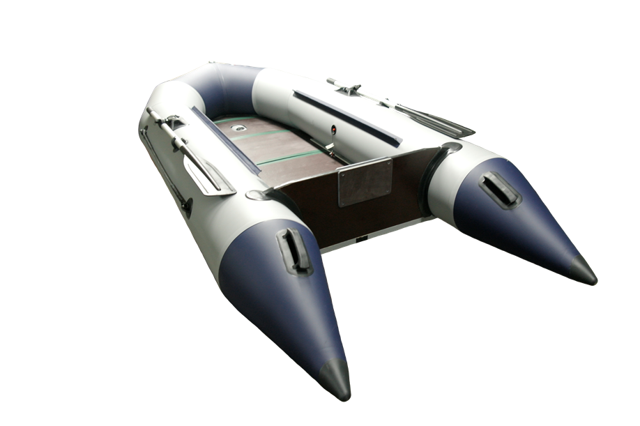 Надувная лодка Гелиос-30МК Серо-синяя - фото 1 - id-p85874661