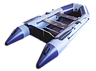 Надувная лодка Helios Гелиос-31МК Серо-синяя, фото 2