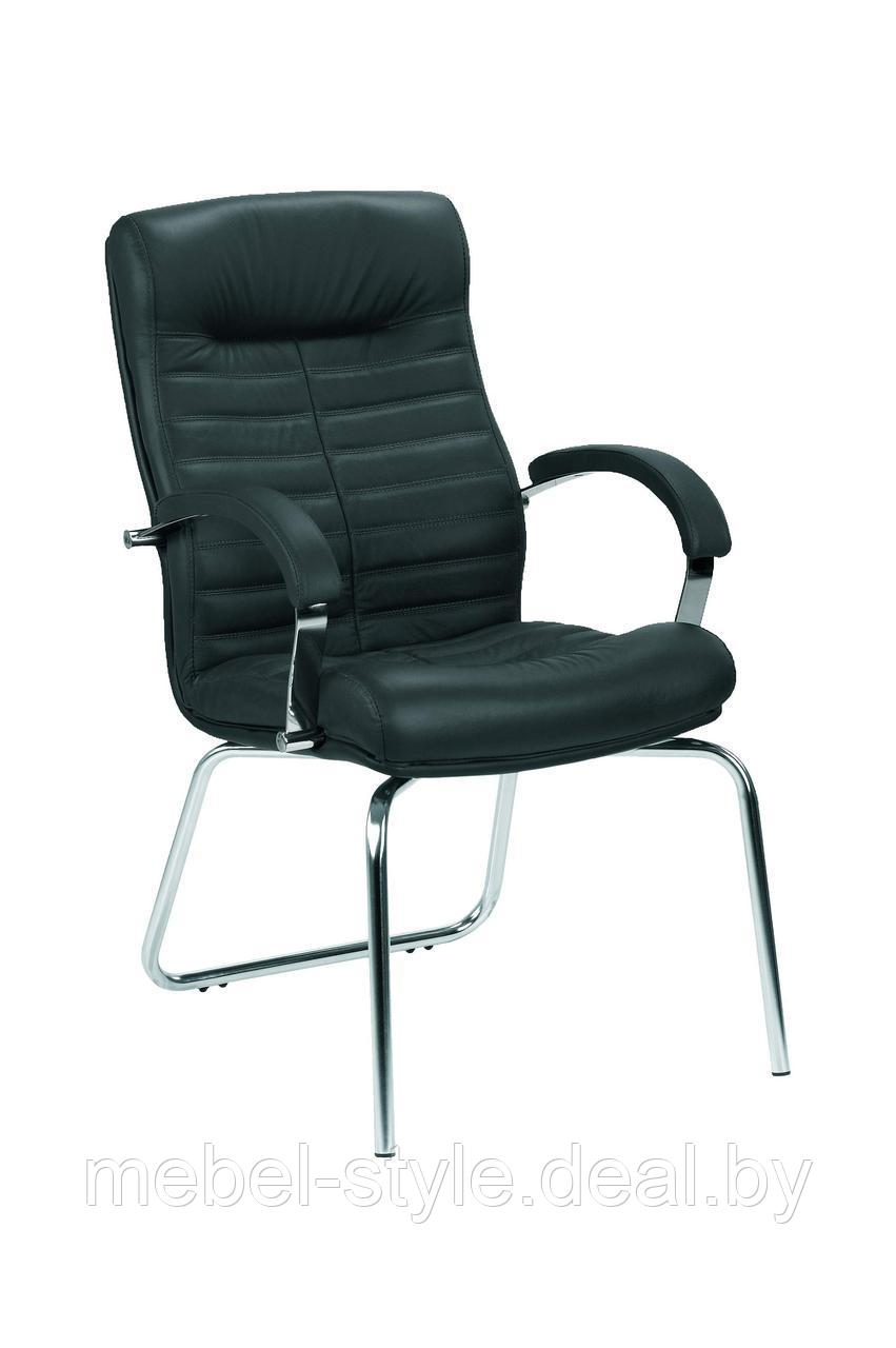 Кресло Орион Мини хром для переговорных и персонала, ORION GTP мини Chrome искусственная ECO кожа. - фото 6 - id-p85885742