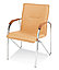 Кресла стулья САМБА хром WOOD для переговорных и зон ожиданий, (SAMBA Wood Chrome искусственная кожа ECO), фото 5