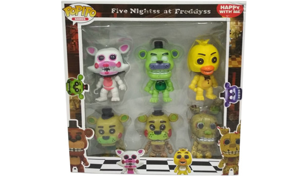 Набор игрушек Пять ночей с Фредди POPIPO GAMES, HAPPY WITH ME - фото 1 - id-p85885755