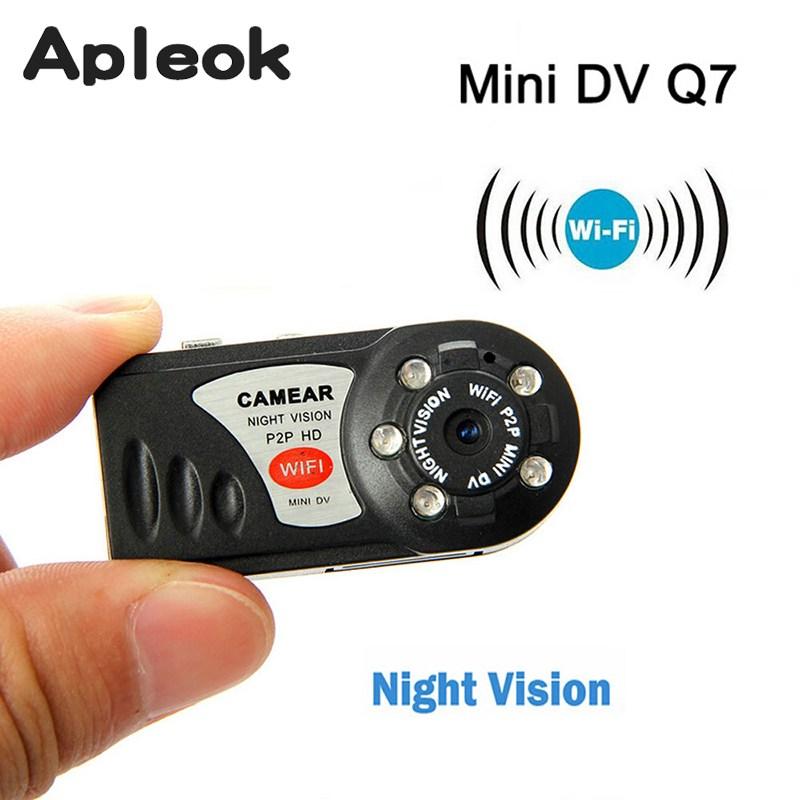 Камера Q7 Mini DV DVR Wi-Fi P2P с ночным видением - фото 1 - id-p85885750