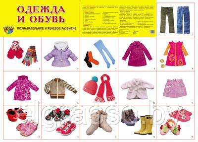 Демонстрационный плакат Одежда и обувь, А2 ТЦ СФЕРА - фото 1 - id-p85886642
