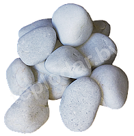 Камни белый кварц шлифованный