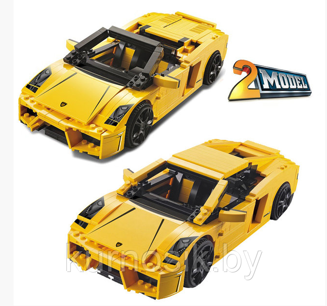 Конструктор Decool 8611 «Спорткар Lamborghini Gallardo LP560-4», 741 деталей - фото 1 - id-p85920636