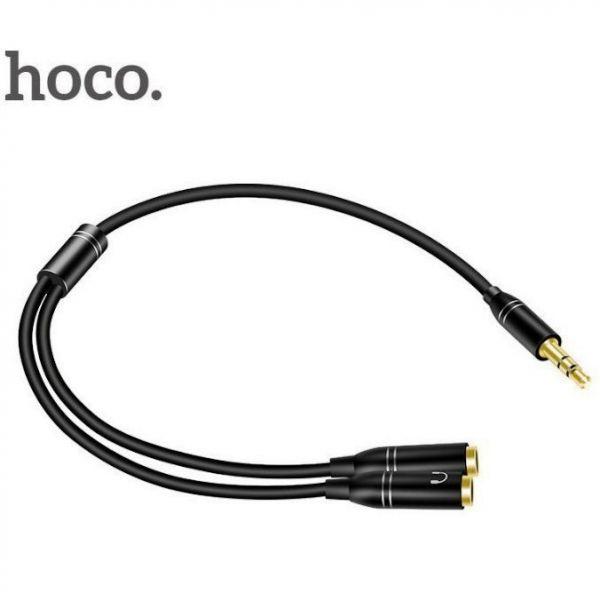 Разветвитель для наушников Hoco Audio converter UPA06, черный - фото 2 - id-p85964409