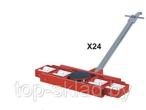 Роликовая платформа поворотная TOR X24 г/п 
24тн