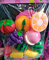 Игровой набор продукты "фрукты нарезные" на липучках