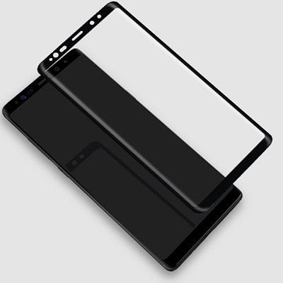 Защитное стекло с полной проклейкой Full Screen Cover 0.3mm черное для Samsung Galaxy Note 8 - фото 1 - id-p67729227