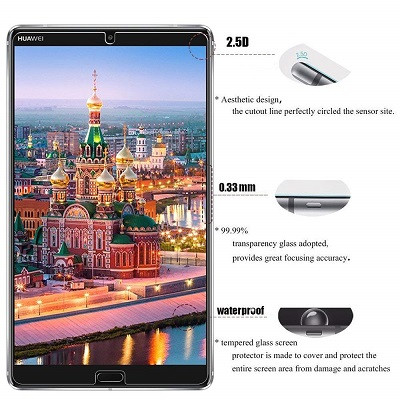 Противоударное защитное стекло Tempered Glass Film 0.3mm для Huawei MediaPad M5 8.4 - фото 3 - id-p85979043