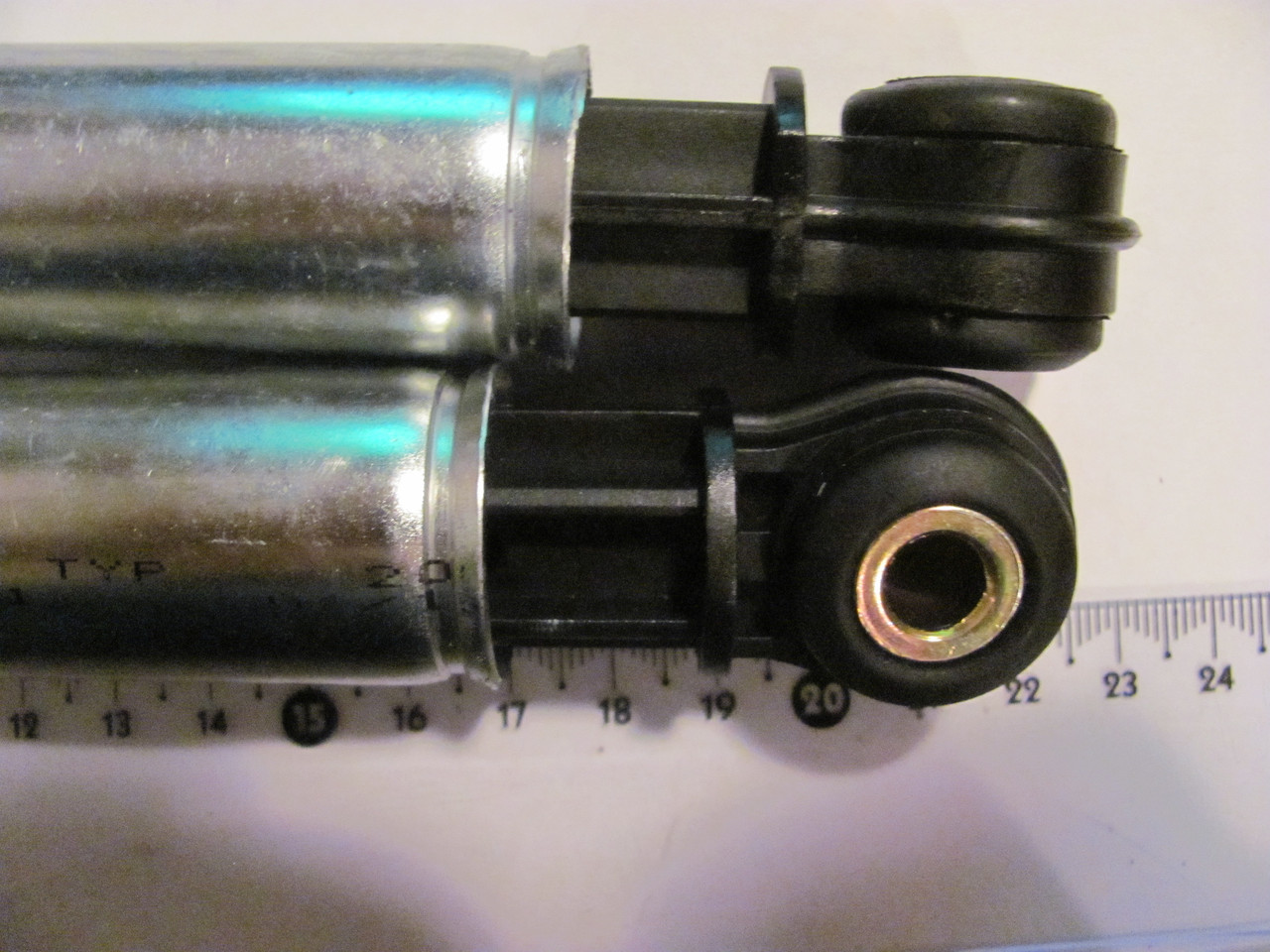 Амортизатор для стиральной машины Bosch, Siemens, Miele круглые металл 140N (для старых моделей) 1 шт - фото 3 - id-p81146196