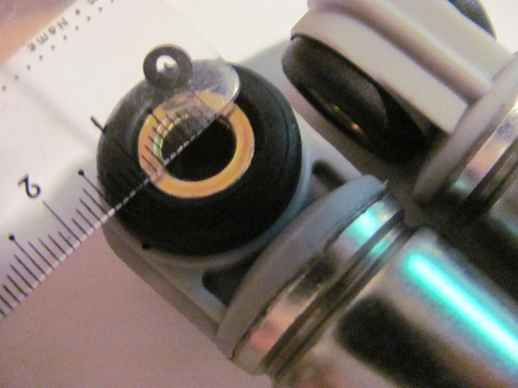 Амортизатор для стиральной машины Bosch, Siemens, Miele круглые металл 140N (для старых моделей) 1 шт, фото 2