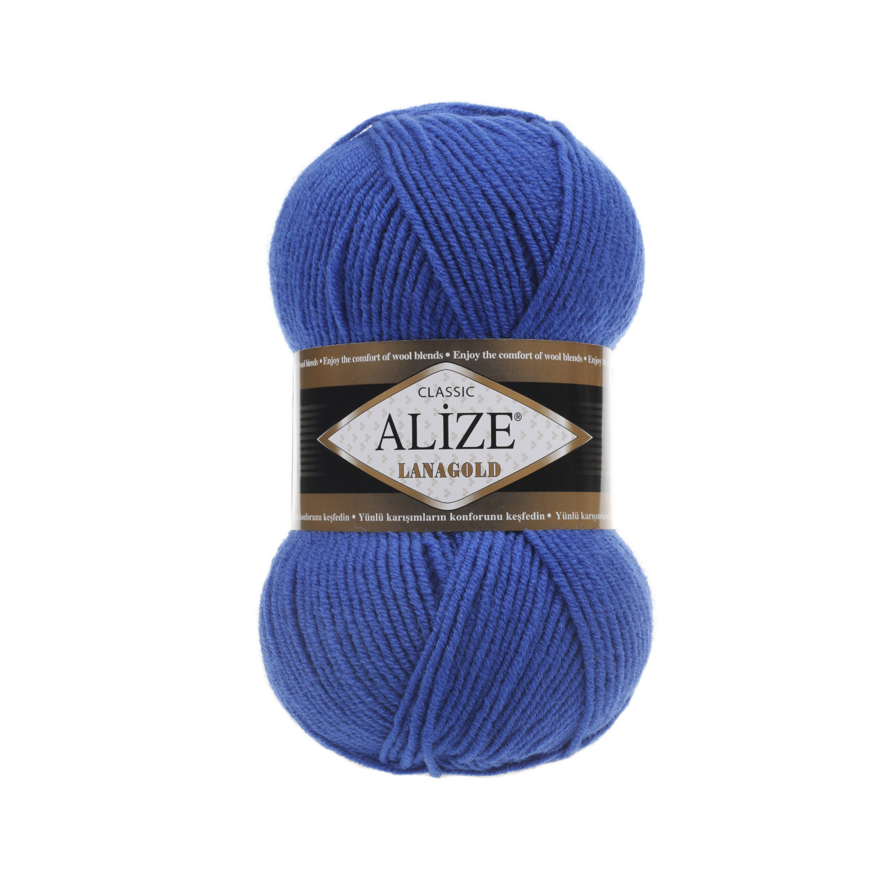 Пряжа Alize Lanagold 240 м. цвет 141 василёк