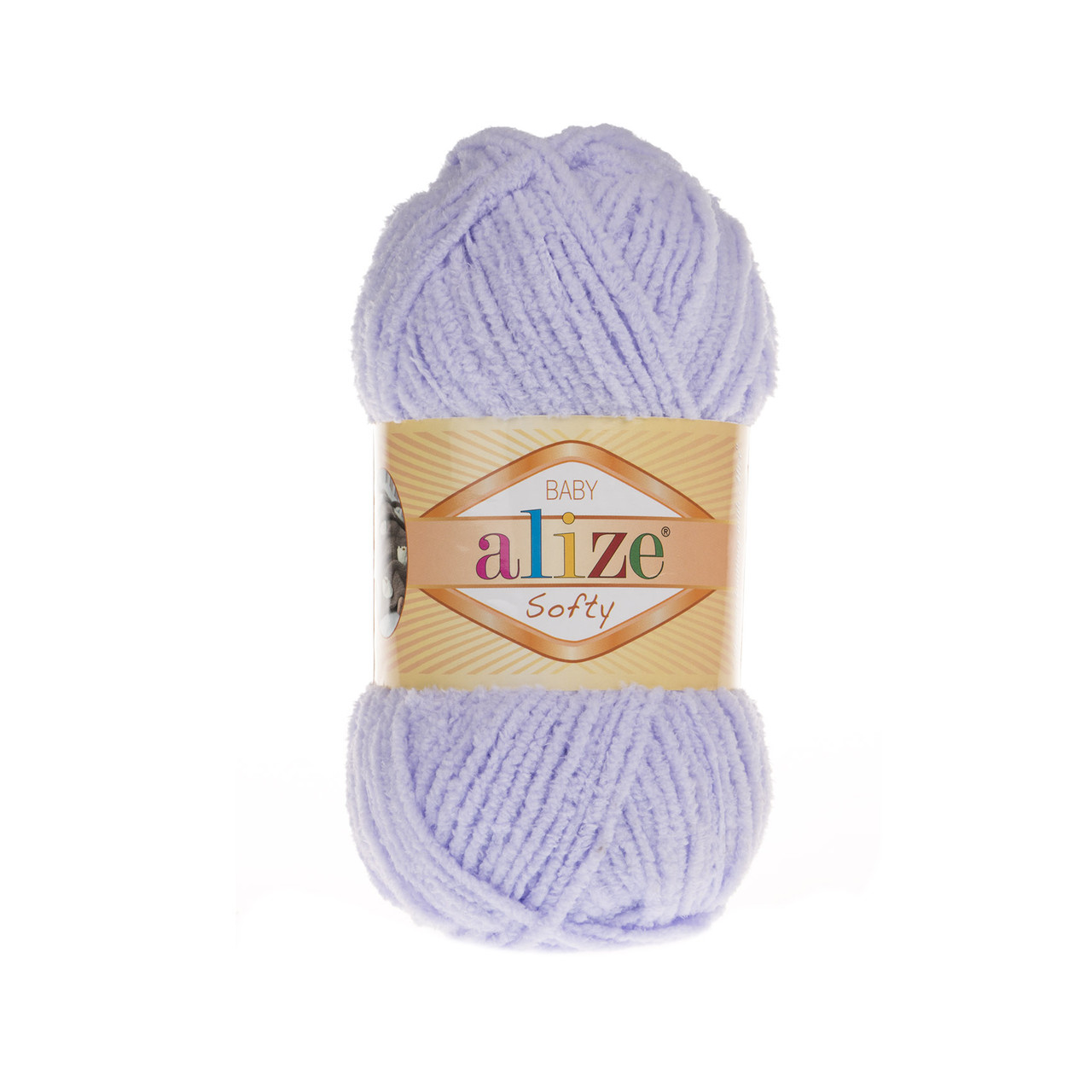 Пряжа Alize Softy цвет 146 нежная сирень